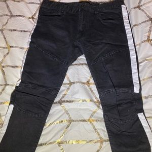 Smoke rise black jeans